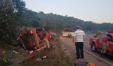 acidente carreta - guaranta