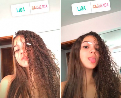 Mel Maia aparece de cabelo cacheado: Rostinho de menina - Quem