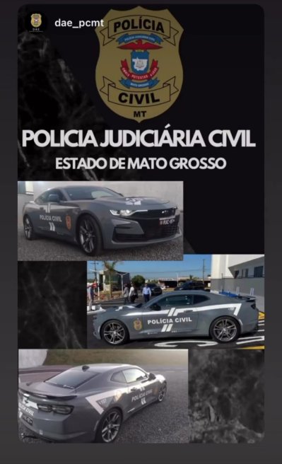 PC de MT passa utilizar Camaro em operações